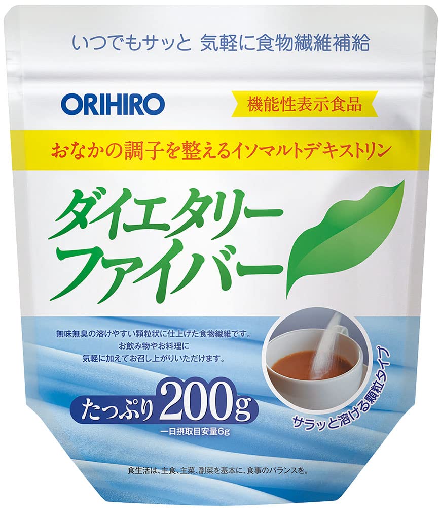 Amazon | オリヒロ ダイエタリーファイバー顆粒 200g [機能性 Amazon | オリヒロ ダイエタリーファイバー顆粒 200g [機能性